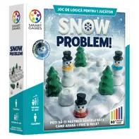 Smart Games - Snow Problem, joc de logica cu 80 de provocari, 8+ ani, editie lb. Romana