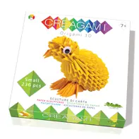 Origami 3D, Creagami - Pui de gaina, 243 piese