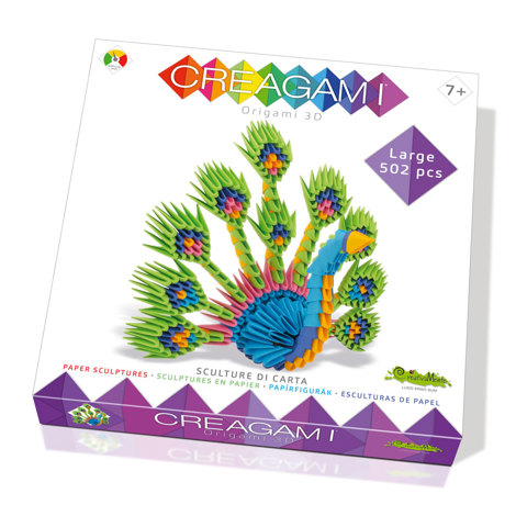 Origami 3D, Creagami - Paun, 502 piese