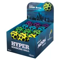 Minge hiper saritoare - Waboba Moon Ball, unicolor cu pete negre