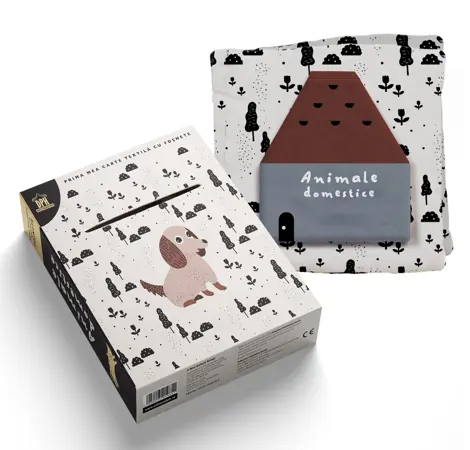 Prima mea carte textila cu fosnete – Animale domestice