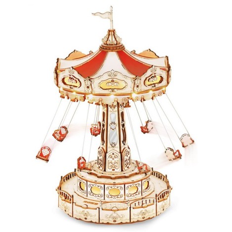 Puzzle 3D din lemn Swing Ride