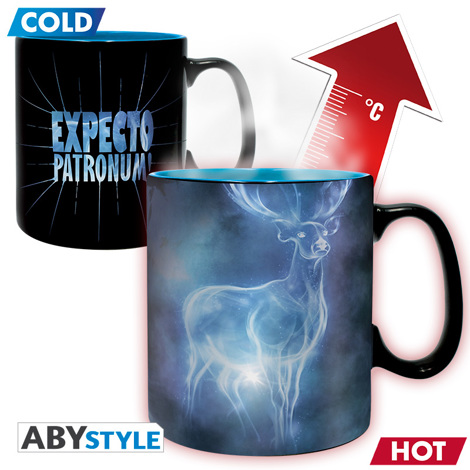 Cana termosensibila Harry Potter Patronus, 460 ml