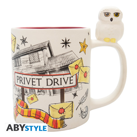 Cana 3D Harry Potter Hedwig & Privet Drive, 500 ml