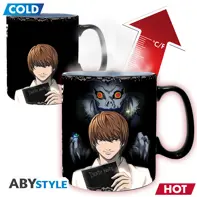 Cana termosensibila Death Note Kira & L, 460 ml