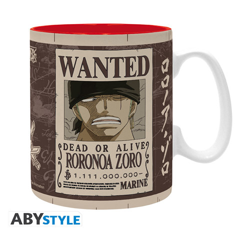 Cana One Piece Zoro Wanted, 460 ml