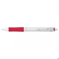 Pix cu mecanism Acroball Pure White rosu 1mm Clip