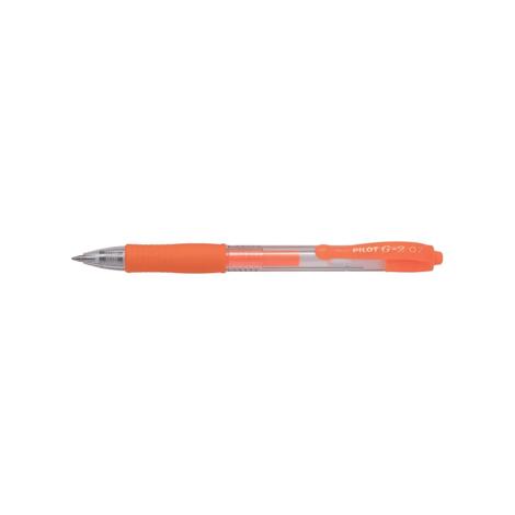 Roller cu gel G2 neon 0.7 portocaliu Pilot