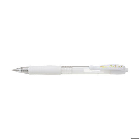 Roller cu gel G2 pastel 0.7 alb Pilot