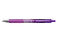 Roller cu gel G2 Bubble 0.7 violet scriere albastru