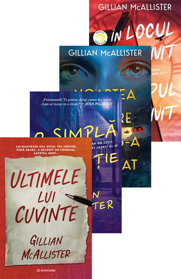 Pachet Gillian McAllister - 4 carti