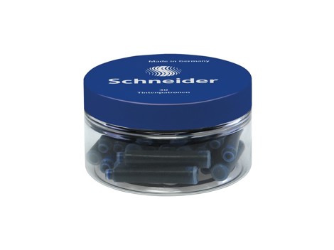 Patron stilou 30/borcan Schneider albastru