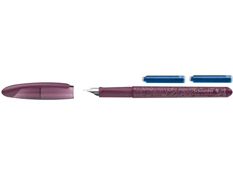 Stilou + Roller Schneider Opus+2 rezerve /blister 24-Bordo