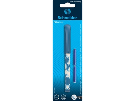 Stilou Schneider Easy+2 rezerve/blister 25-Albastr