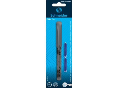 Stilou Schneider Easy+2 rezerve/blister 25-Gri inc