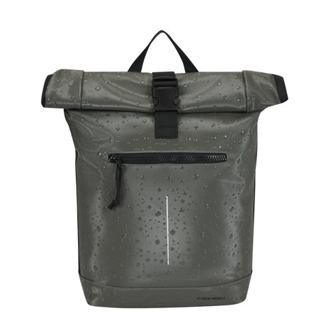 Rucsac New Rebels Droplets-New York Rolltop, 30/12/43 Cm, Antracit