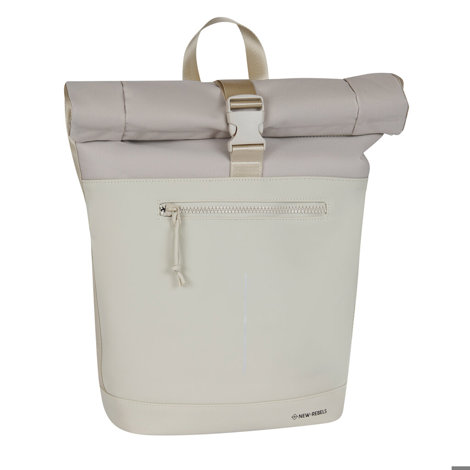 Rucsac New Rebels Bruce-Bruce New York Rolltop, 30/12/43 Cm, Bej
