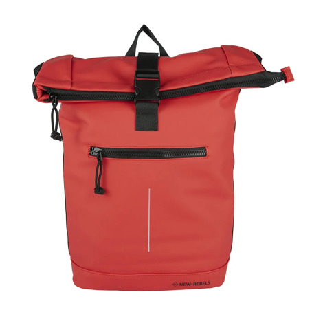 Rucsac New Rebels Mart New-York Rolltop, 30/12/43 Cm, Rosu