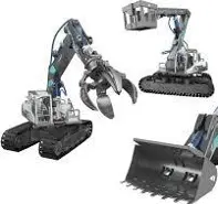 Set de construit, Stemx, Buldozer Hidraulic 3 in 1