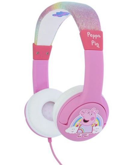 Casti cu fir pentru copii, OTL, Rainbow Peppa