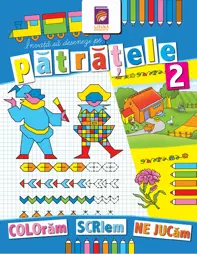 Invata sa desenezi pe patratele 2. Carte de colorat