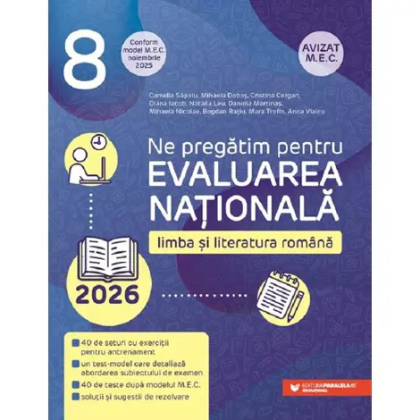 Evaluarea Nationala 2026. Limba si literatura romana - Clasa 8