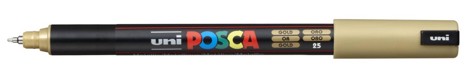 Marker Uni Posca PC 1MR vf 07-1mm Gold