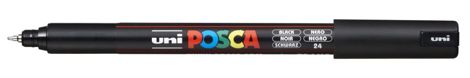 Marker Uni Posca PC 1M vf 07-1mm Negru
