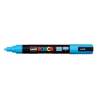 Marker Uni Posca PC 5M vf 18-25 mm Albastru deschis