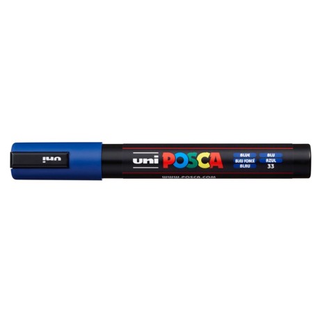 Marker Uni Posca PC 5M vf 18-25 mm Albastru