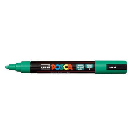Marker Uni Posca PC 5M vf 18-25 mm Verde