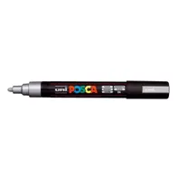 Marker Uni Posca PC 5M vf 18-25 mm Silver