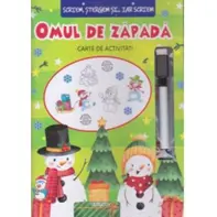 Scriem, stergem si... iar scriem. Omul de zapada, carte cu activitati