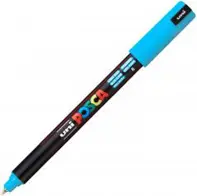 Marker Uni Posca PC 1MR vf 07-1mm Albastru deschis