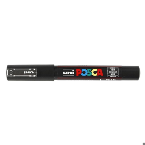 Marker Uni Posca PC 1M vf 07-1mm Negru