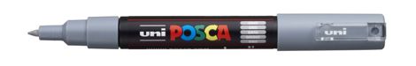 Marker Uni Posca PC 1M vf 0.7-1mm Gri