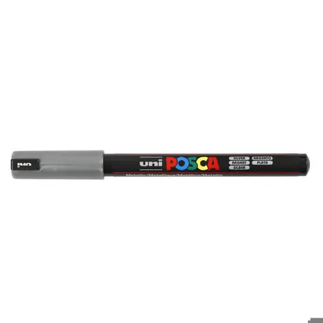 Marker Uni Posca PC 1M vf 07-1mm Silver