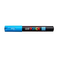 Marker Uni Posca PC 1M vf 07-1mm Albastru deschis