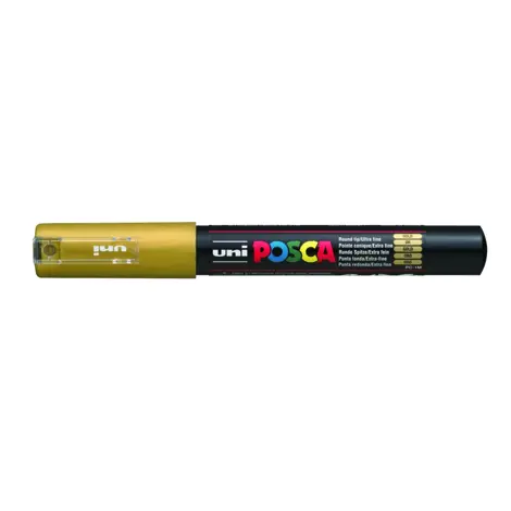 Marker Uni Posca PC 1M vf 07-1mm Gold