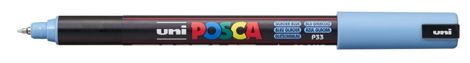 Marker Uni Posca PC 1MR vf 0.7-1mm Albastru glaciar