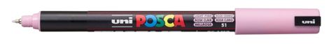 Marker Uni Posca PC 1MR vf 0.7-1mm Roz deschis