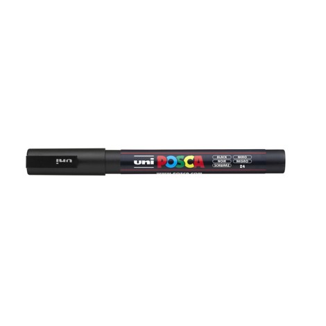 Marker Uni Posca PC 3M vf 09-13 mm Negru