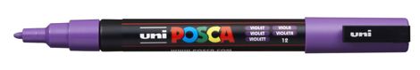 Marker Uni Posca PC 3M vf 09-13 mm Violet