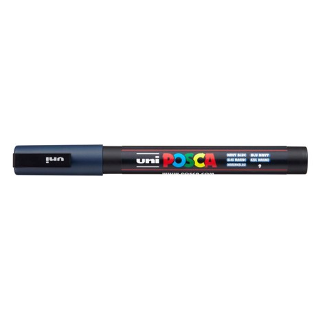Marker Uni Posca PC 3M vf 0.9-1.3 mm Bleumarin