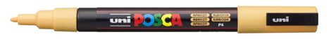 Marker Uni Posca PC 3M vf 0.9-1.3 mm Galben Caisa