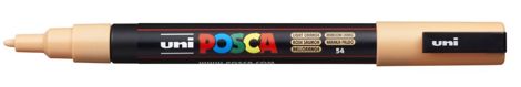 Marker Uni Posca PC 3M vf 09-13 mm Portocaliu deschis
