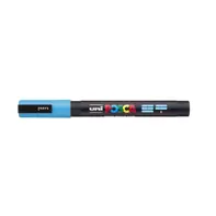 Marker Uni Posca PC 3M vf 09-13 mm Albastru deschis