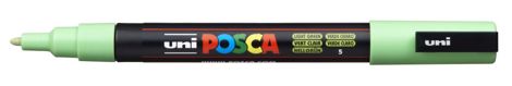 Marker Uni Posca PC 3M vf 09-13 mm Verde deschis