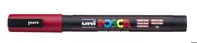 Marker Uni Posca PC 3M vf 0.9-1.3 mm Rosu inchis