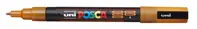 Marker Uni Posca PC 3M vf 0.9-1.3 mm Orange cu sclipici